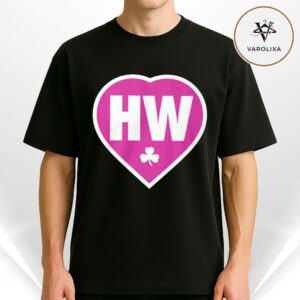 Boston Celtics HW Heart Unisex Tribute Shirt to Heather Walker Unisex T-Shirt