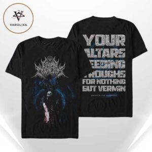 Crown Magnetar Desecrate Infinite Horror Metal Shirt Deathcore Dark Art Two Sides Unisex T-Shirt