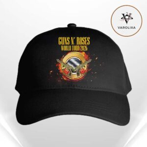 Guns N Roses Tour Poster Across South America Europe USA Canada On 2026 Classic Cap Hat Snapback