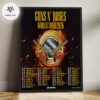 Guns N Roses Tour Poster Across South America Europe USA Canada On 2026 Home Decor Poster Canvas