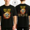 Guns N Roses Tour Poster Across South America Europe USA Canada On 2026 Two Sides Unisex T-Shirt