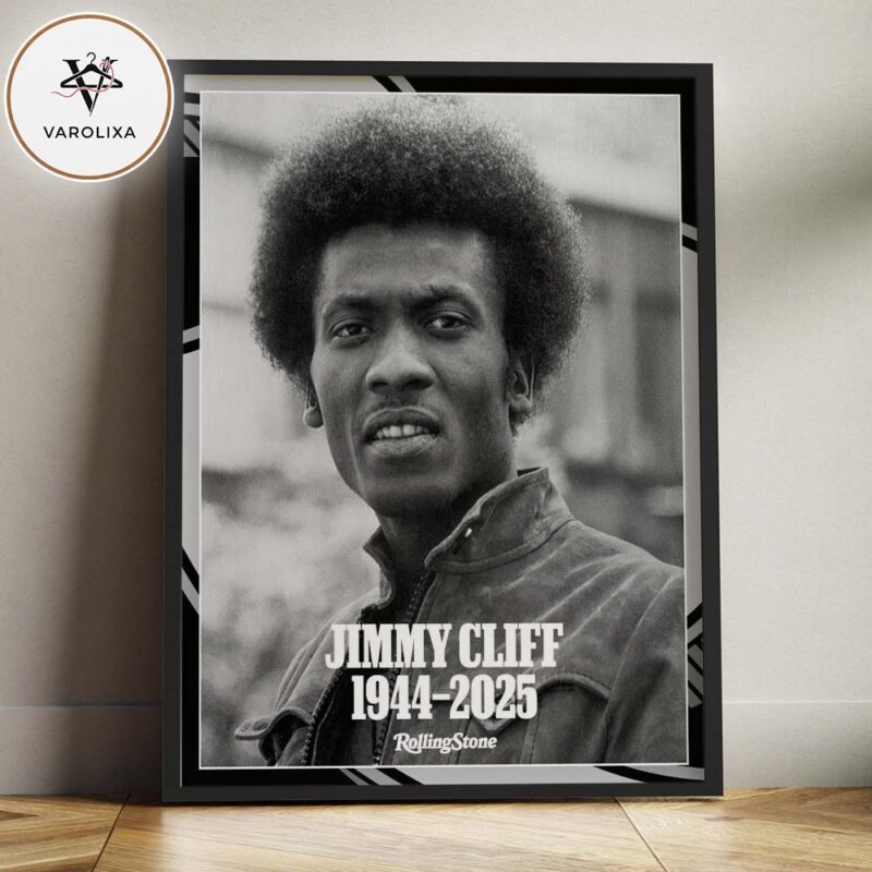 Jimmy Cliff Memorial Tribute Poster Legendary Reggae Icon 1944 To 2025 Home Decor Poster Canvas