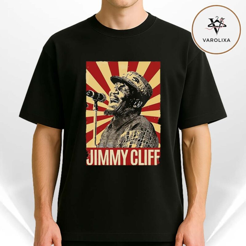 Jimmy Cliff Tribute Jamaican Reggae Legend Memorial Vintage Music Unisex T Shirt