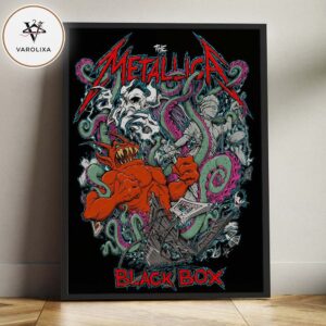Metallica Black Box Poster Monster Chaos Tentacle Artwork Thrash Metal Edition 2025 Home Decor Poster Canvas