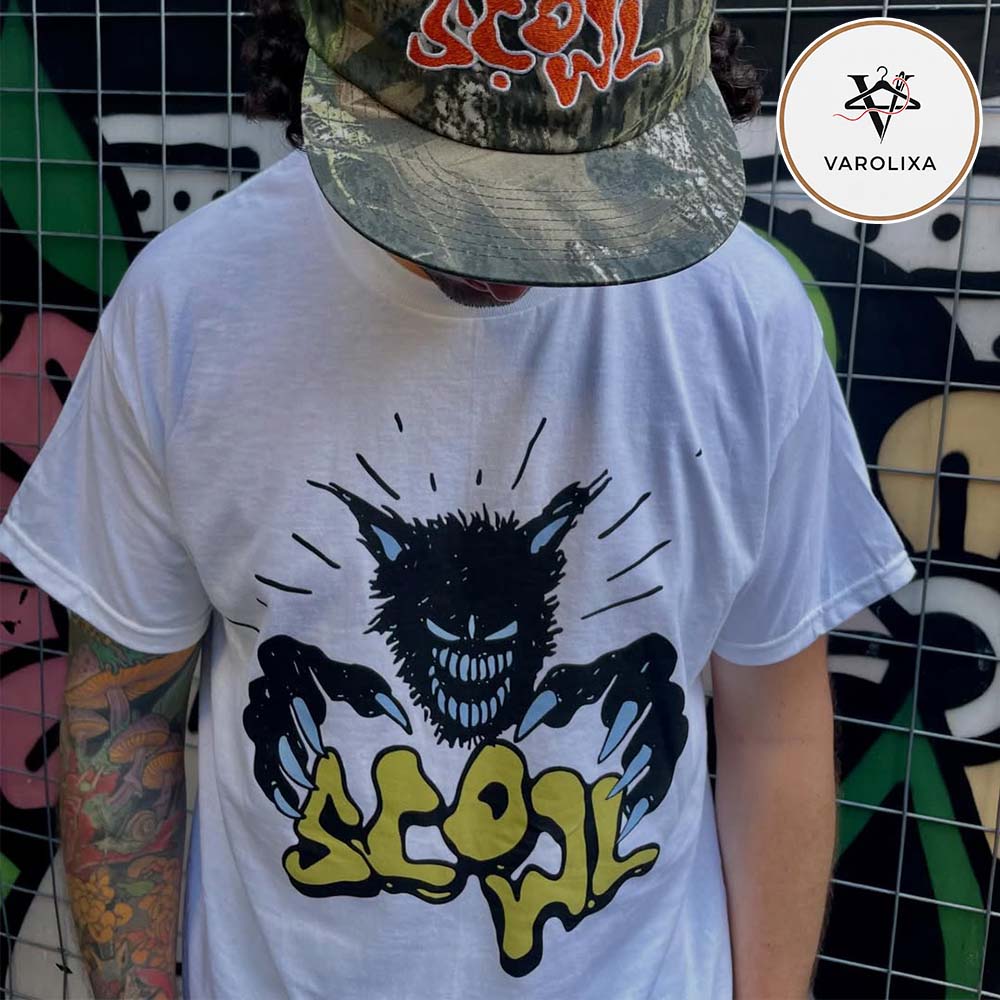 Scowl 2025 Australia Tour Merch At Rolling Sets Fest In Tweed Heads Monster Claws Artwork Unisex T-Shirt Scowl 2025 Australia Tour Merch At Rolling Sets Fest In Tweed Heads Monster Claws Artwork Unisex T-Shirt