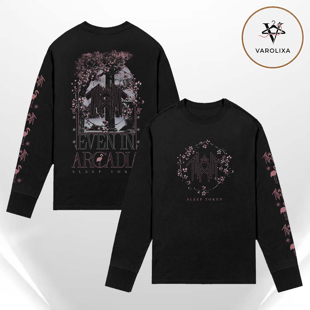Sleep Token 3D Gliff Two Sides Unisex Long Sleeve Sleep Token 3D Gliff Two Sides Unisex Long Sleeve