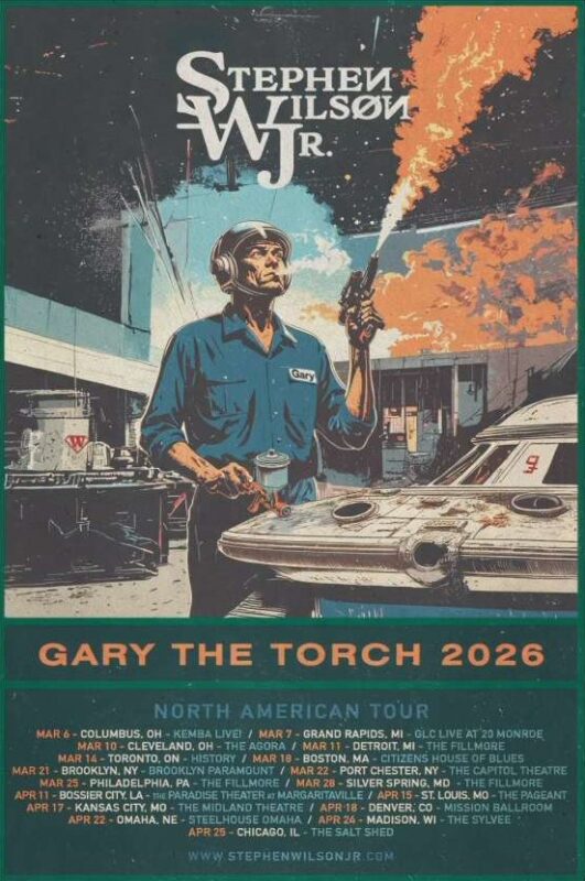 Stephen Wilson Jr. Tour Poster At Multiple Venues In North America On March To April 2026