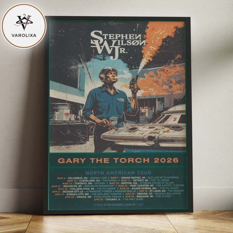 Stephen Wilson Jr. Tour Poster At Multiple Venues In North America On March To April 2026 Home Decor Poster Canvas