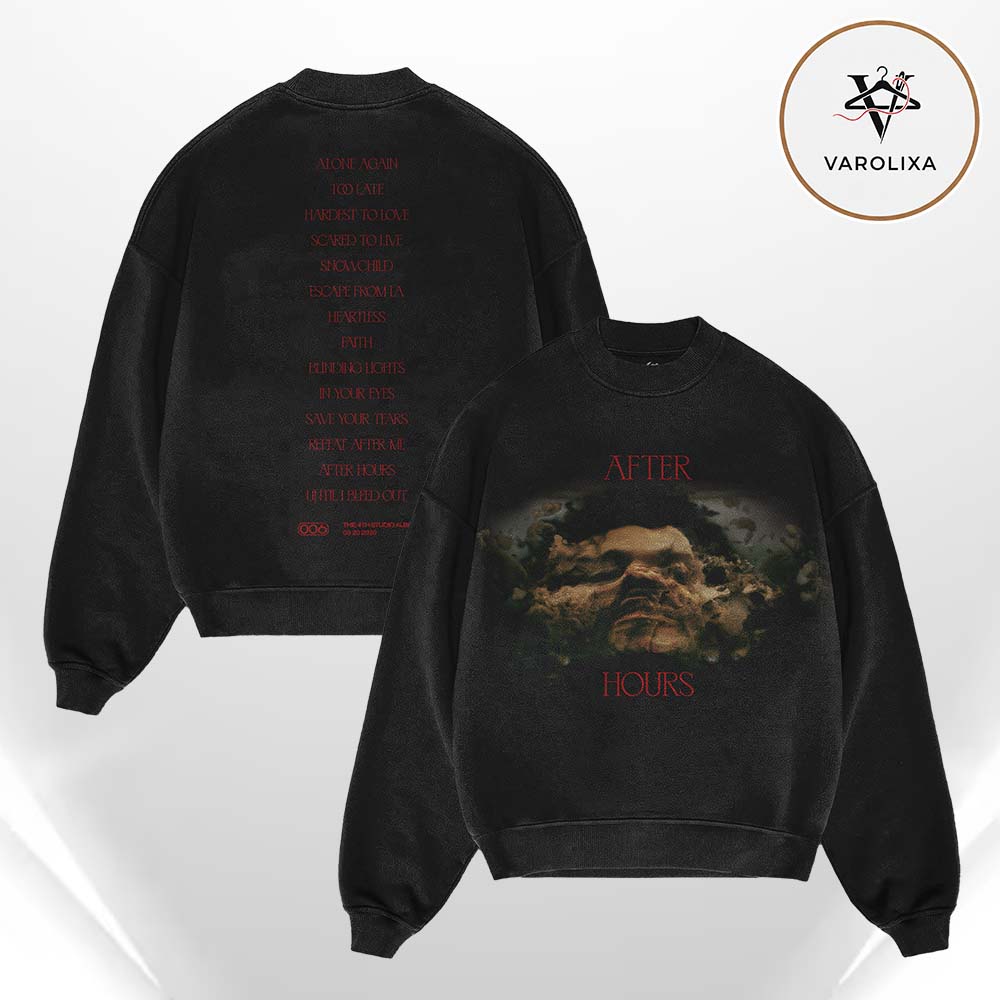 The Weeknd After Hours Two Sides Unisex Sweater The Weeknd After Hours Two Sides Unisex Sweater