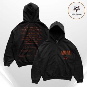 The Weeknd My Dear Melancholy Two Sides Unisex Zip Hoodie