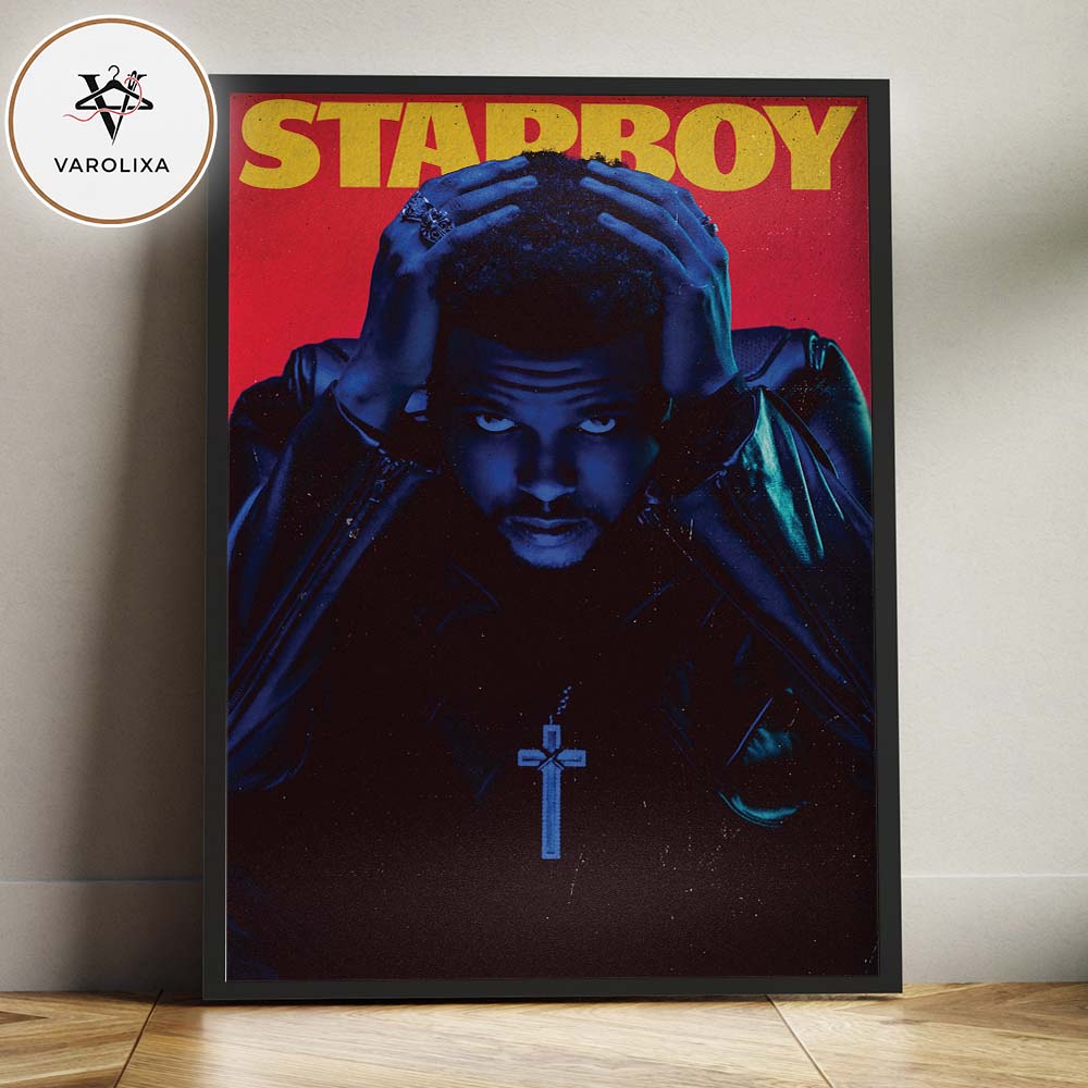The Weeknd Starboy Home Decor Poster Canvas The Weeknd Starboy Home Decor Poster Canvas