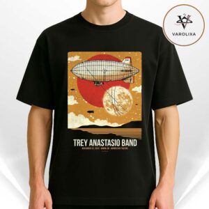 Trey Anastasio Band Concert Poster At Akron Civic Theatre In Akron OH On November 23 2025 Unisex T-Shirt