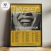 Two Feet Tour Poster At Multiple Venues In The USA And Canada On March To May 2026 Home Decor Poster Canvas