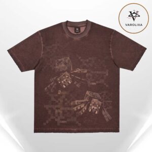 Very Cool x Minecraft Cave Spider Pixel Fade All Over Print Shirt