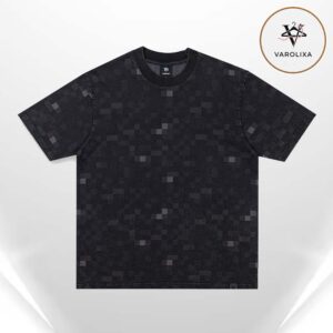Very Cool x Minecraft Coal Pixel Pattern All Over Print Shirt