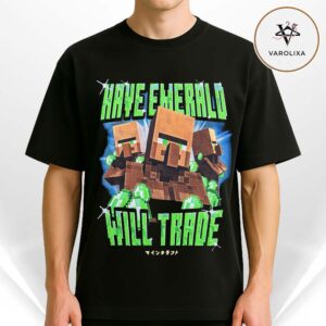 Very Cool x Minecraft Emerald Trader Villager Unisex T-Shirt