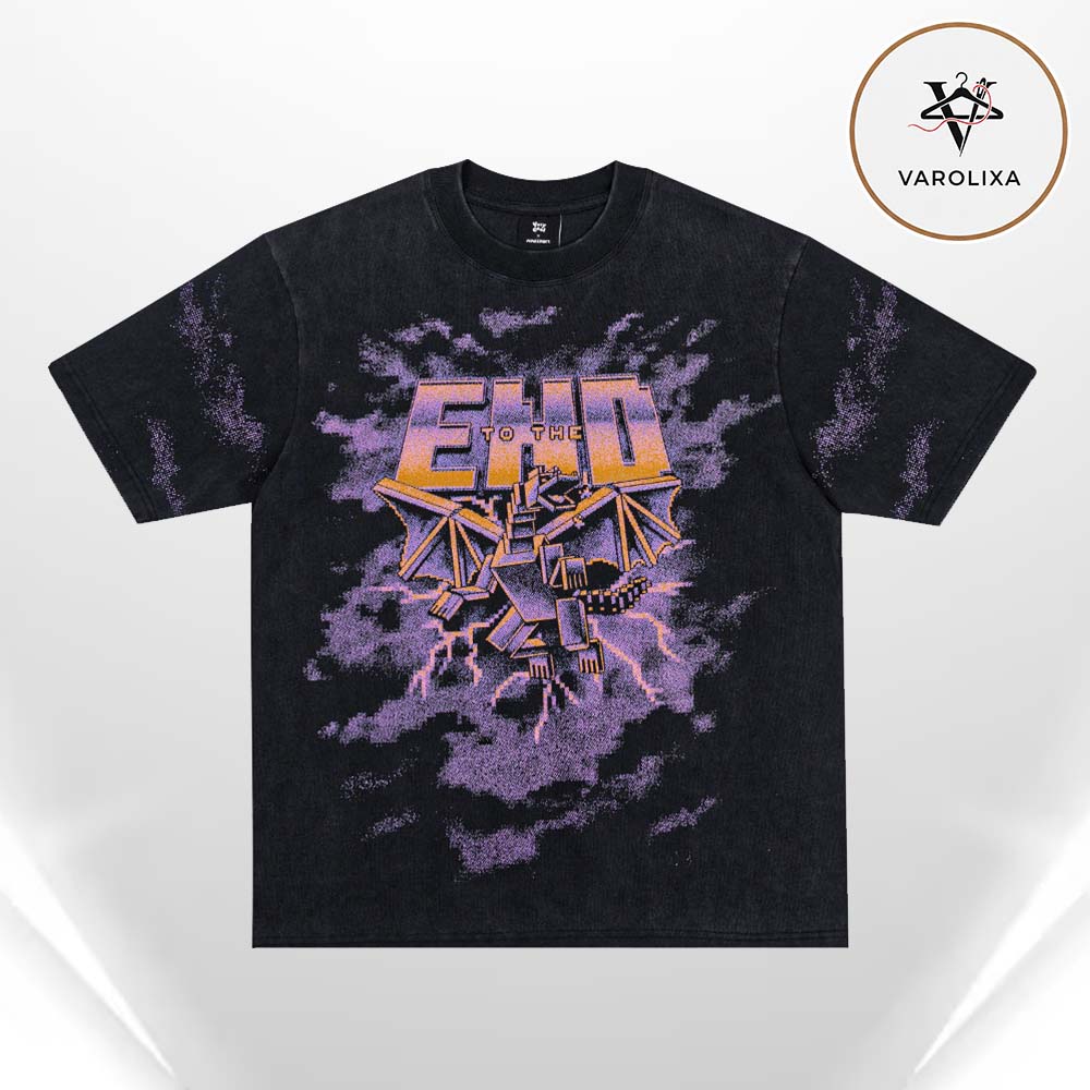 Very Cool x Minecraft Ender Dragon To The End All Over Print Shirt Very Cool x Minecraft Ender Dragon To The End All Over Print Shirt