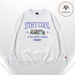 Very Cool x Minecraft Snowy Tundra Stay Cool Two Sides Unisex Sweatshirt