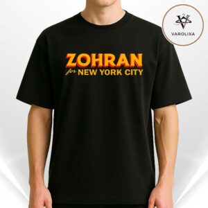 Zohran Mamdani 2025 Campaign Shirt Vote Zohran For New York City Progressive Democrats Unisex T-Shirt