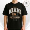 2025 Cotton Bowl Miami Hurricanes Boot SST CFP Season 2025 NFL Unisex T-Shirt