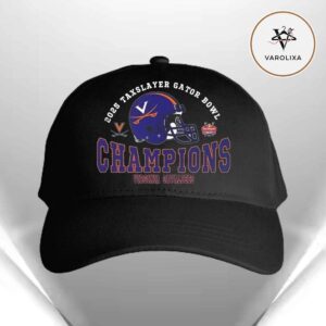 2025 Gator Bowl December Champions Virginia Cavaliers Football The Champions 2025 TaxSlayer Gator Bowl Helmet Classic Cap Hat Snapback