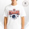 Chicago Bears Fanatics Big & Tall 2025 NFC North Division Champions Conquer Unisex T-Shirt Chicago Bears Fanatics Big & Tall 2025 NFC North Division Champions Conquer Unisex T-Shirt