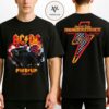 ACDC Merch Tee At The bp Adelaide Grand Final in Adelaide Australia On November 30 2025 PWR UP Tour Two Sides Unisex T-Shirt