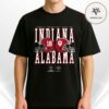 Alabama Crimson Tide Vs Indiana Hoosiers Rose Bowl Game 2026 Helmet Matchup On January 1 2025 Unisex T-Shirt