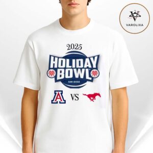 Arizona Cardinals Vs SMU Mustangs 2025 Holiday Bowl Matchup NFL Season Unisex T-Shirt