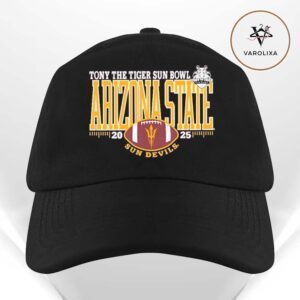 Arizona State Sun Devils Football 2025 Tony The Tiger Sun Bowl Bound Classic Cap Hat Snapback