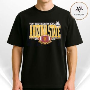 Arizona State Sun Devils Football 2025 Tony The Tiger Sun Bowl Bound Unisex T-Shirt