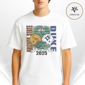 Arizona State Sun Devils Vs. Duke Blue Devils Football 2025 Tony The Tiger Sun Bowl El Paso Texas Unisex T-Shirt