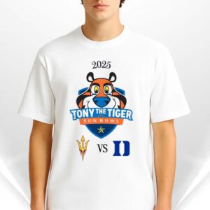Arizona State Vs Duke 2025 Tony the Tiger Sun Bowl Matchup Unisex T-Shirt