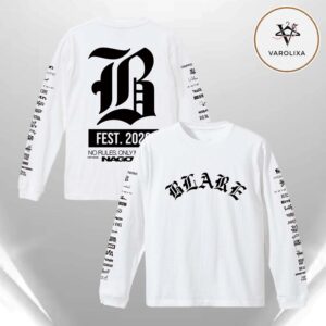 BLARE FEST 2026 Big B Logo Band Names Unisex Long Sleeve Shirt