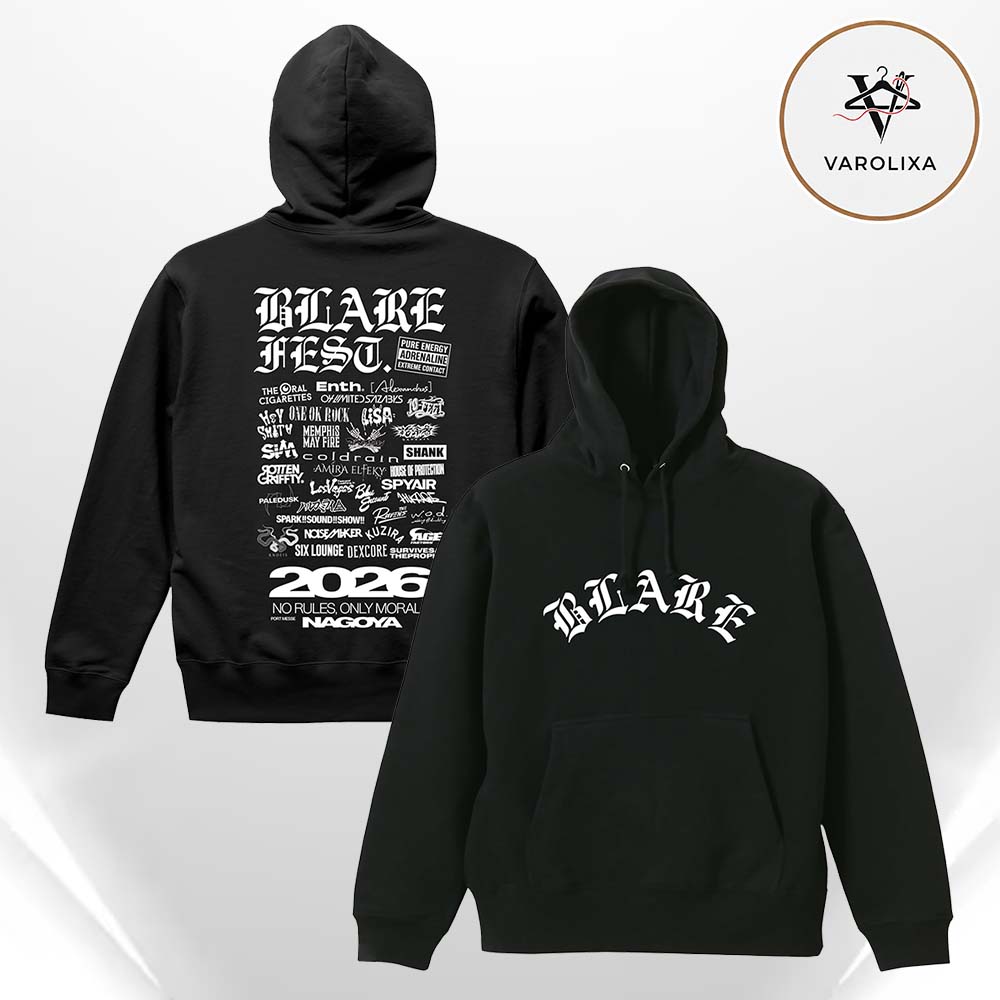 BLARE FEST 2026 Full Lineup Unisex Pullover Hoodie BLARE FEST 2026 Full Lineup Unisex Pullover Hoodie