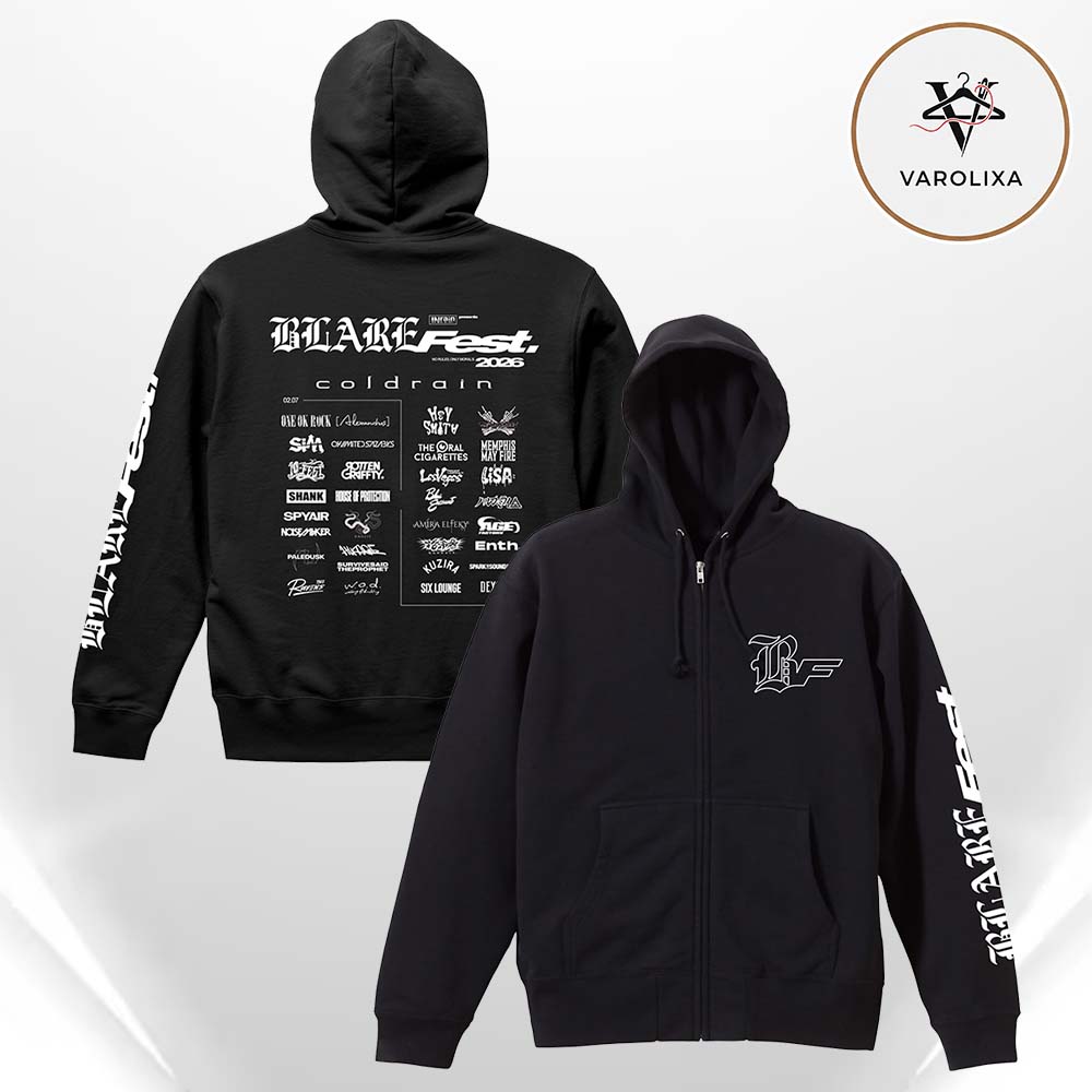 BLARE FEST 2026 Official Lineup Unisex Zip Hoodie BLARE FEST 2026 Official Lineup Unisex Zip Hoodie