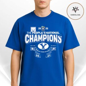 BYU Cougars Pop Tarts Bowl Champions 2025 The People’s National Champions T Shirt