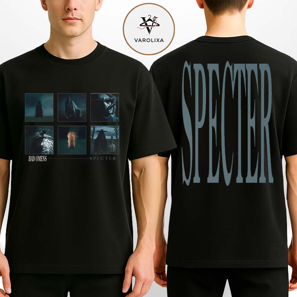 Bad Omens Specter Slideshow Two Sides Unisex T-Shirt Bad Omens Specter Slideshow Two Sides Unisex T-Shirt