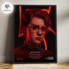 Bob Newby Sean Astin Stranger Things Character Poster Red Neon Tribute Volume 5 Home Decor Poster Canvas