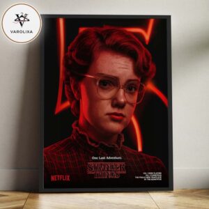 Barbara Holland Shannon Purser Stranger Things Character Poster Red Glow Final Adventure Volume 5 Home Decor Poster Canvas