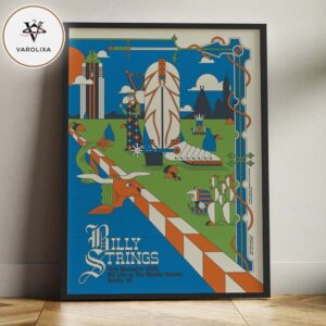 Billy Strings Live Show Poster At Moody Theater In Austin TX On December 14 2025 Home Decor Poster Canvas