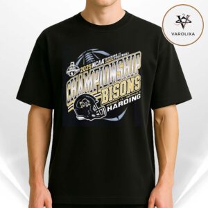 Bisons Harding 2025 NCAA Division II Football Championship Bound Unisex T-Shirt