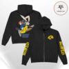 Blink 182 x Los Angeles Rams Wide Receiver Two Sides Black Zip Hoodie
