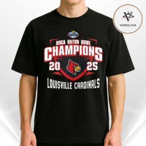 Boca Raton Bowl Champions Louisville Cardinals 2025 Unisex T-Shirt