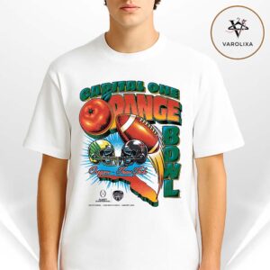 Capital One Orange Bowl 2026 Oregon Ducks vs Texas Tech Red Raiders Vintage Matchup Unisex T-Shirt