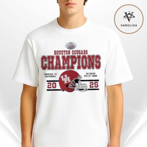 Celebrate Houston Cougars Football Named 2025 Kinder’s Texas Bowl Champions Unisex T-Shirt