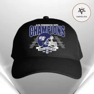 Champions 2025 Birmingham Bowl Georgia Southern Eagles Football Champions 2025 JLab Birmingham Bowl Classic Cap Hat Snapback