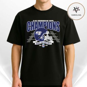 Champions 2025 Birmingham Bowl Georgia Southern Eagles Football Champions 2025 JLab Birmingham Bowl Unisex T-Shirt