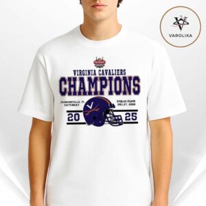 Champions Virginia Cavaliers Football Named To Champions 2025 TaxSlayer Gator Bowl Helmet Unisex T-Shirt