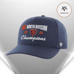 Chicago Bears NFL 2025 Division Champs Hitch Relaxed Fit Adjustable Hat